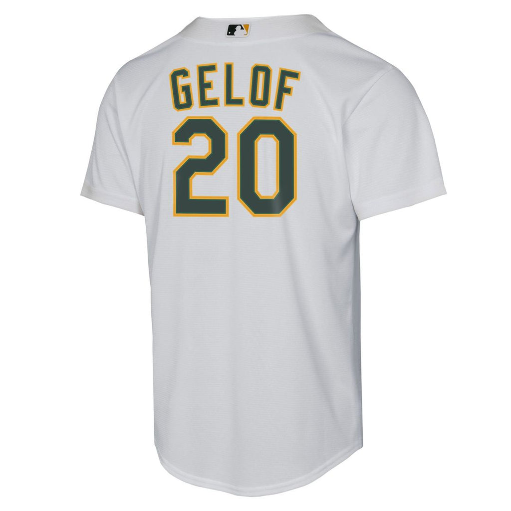 Zack Gelof Athletics Nike Youth Home Replica Player Jersey - White | MLB Fan Gear