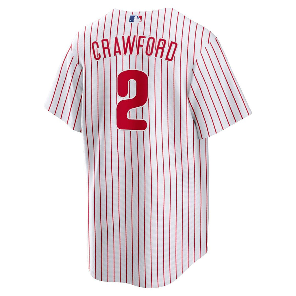 Justin Crawford Philadelphia Phillies Nike Home Replica Jersey - White | MLB Fan Gear