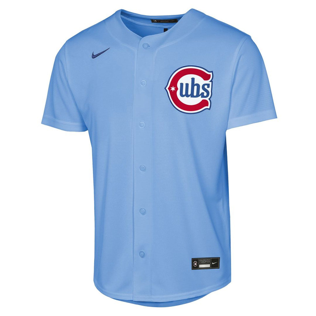 Chicago Cubs Nike Youth Alternate Replica Jersey - Light Blue | MLB Fan Gear