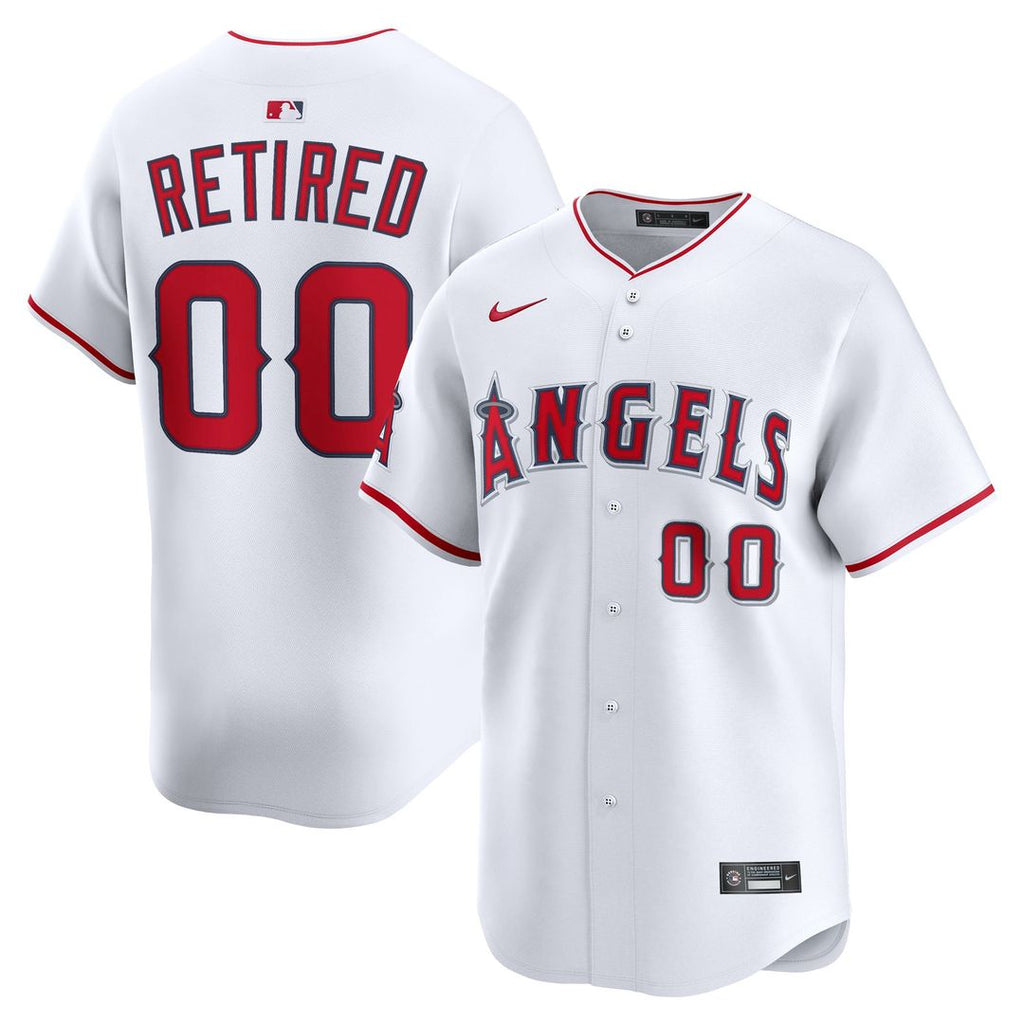 Los Angeles Angels Nike Home Limited Pick-A-Player Retired Roster Jersey - White | MLB Fan Gear