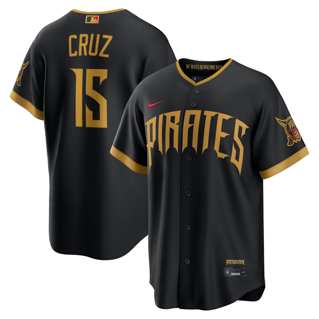 Oneil Cruz Pittsburgh Pirates Nike 2026 City Connect Stadium Jersey - Black | MLB Fan Gear