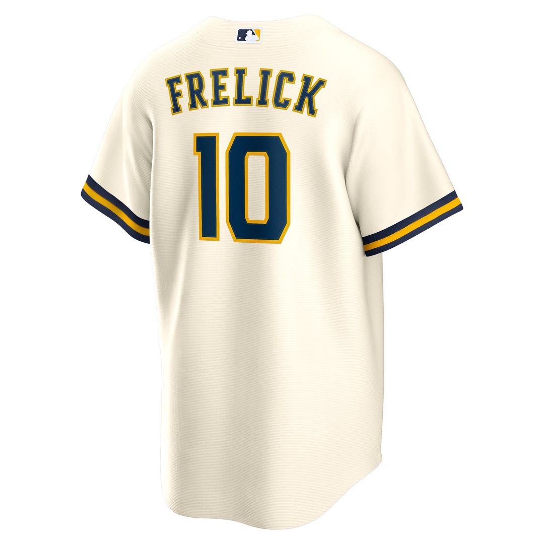 Sal Frelick Milwaukee Brewers Nike Home Replica Player Jersey - Cream | MLB Fan Gear