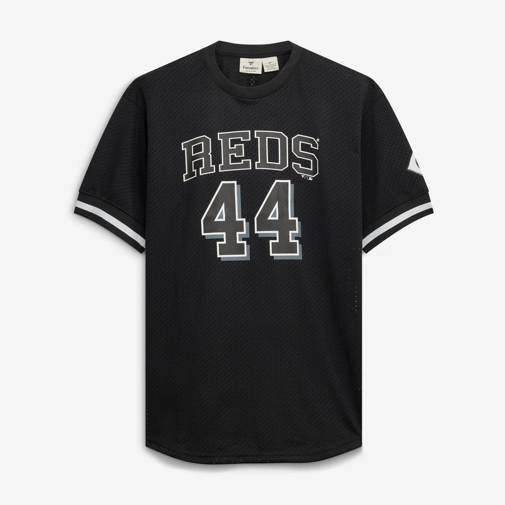 Elly De La Cruz Cincinnati Reds Fanatics Big & Tall Heavyweight Mesh Jersey - Black/ White | MLB Fan Gear
