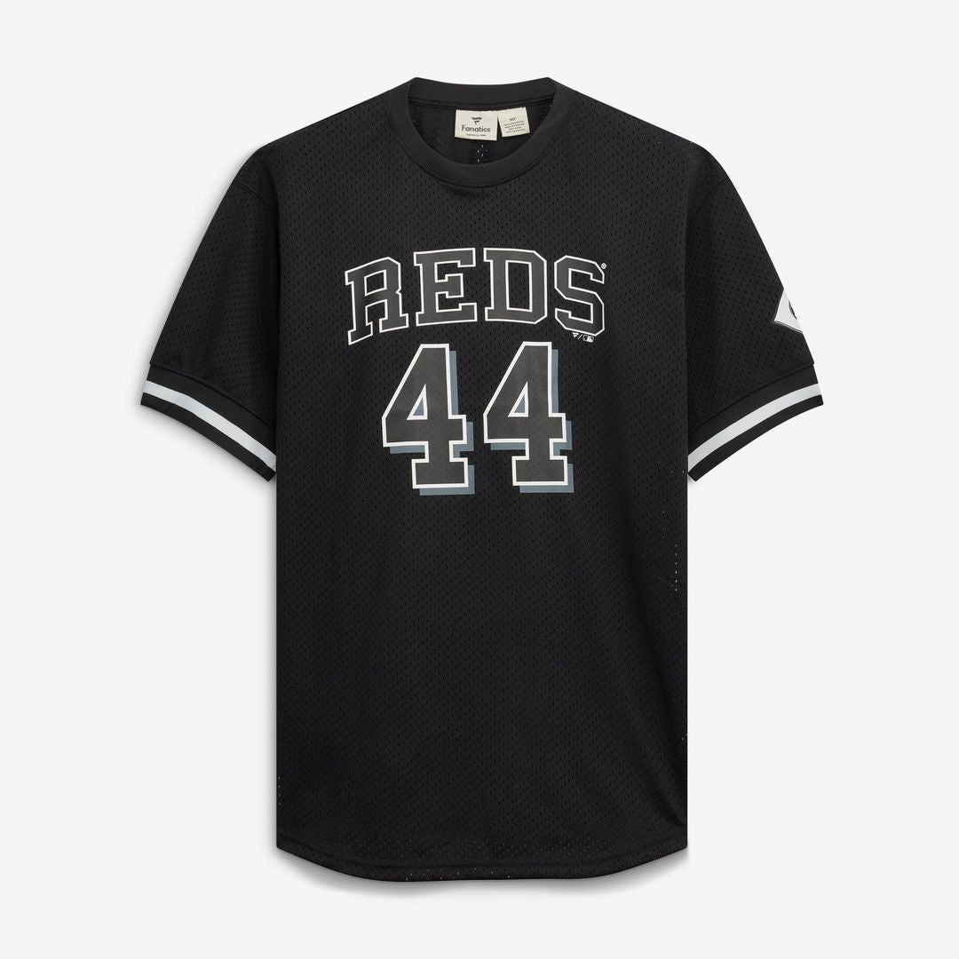 Elly De La Cruz Cincinnati Reds Fanatics Big & Tall Heavyweight Mesh Jersey - Black/ White | MLB Fan Gear