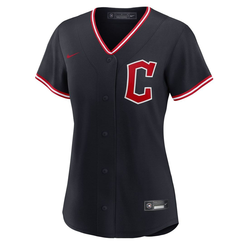 Cleveland Guardians Nike Women's Alternate Replica Jersey - Navy | MLB Fan Gear