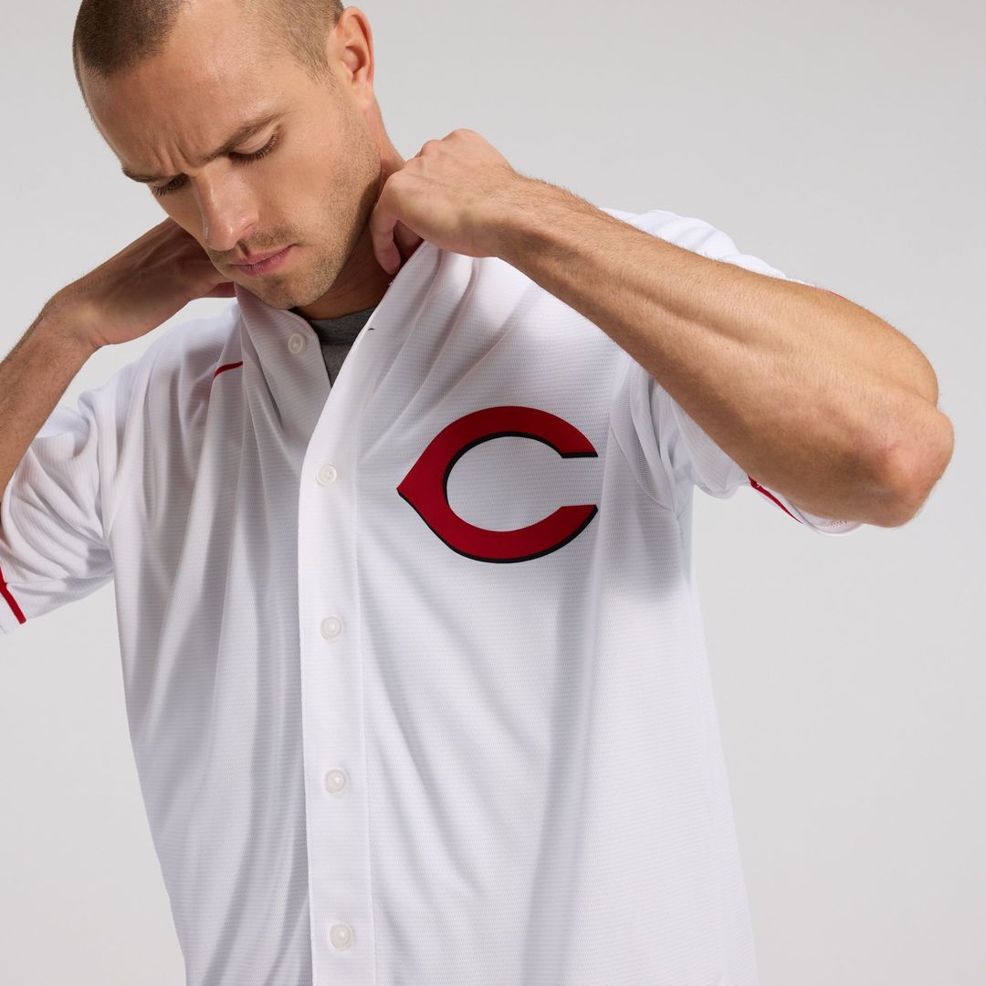 Elly De La Cruz Cincinnati Reds Nike Alternate 2 Replica Jersey - White | MLB Fan Gear