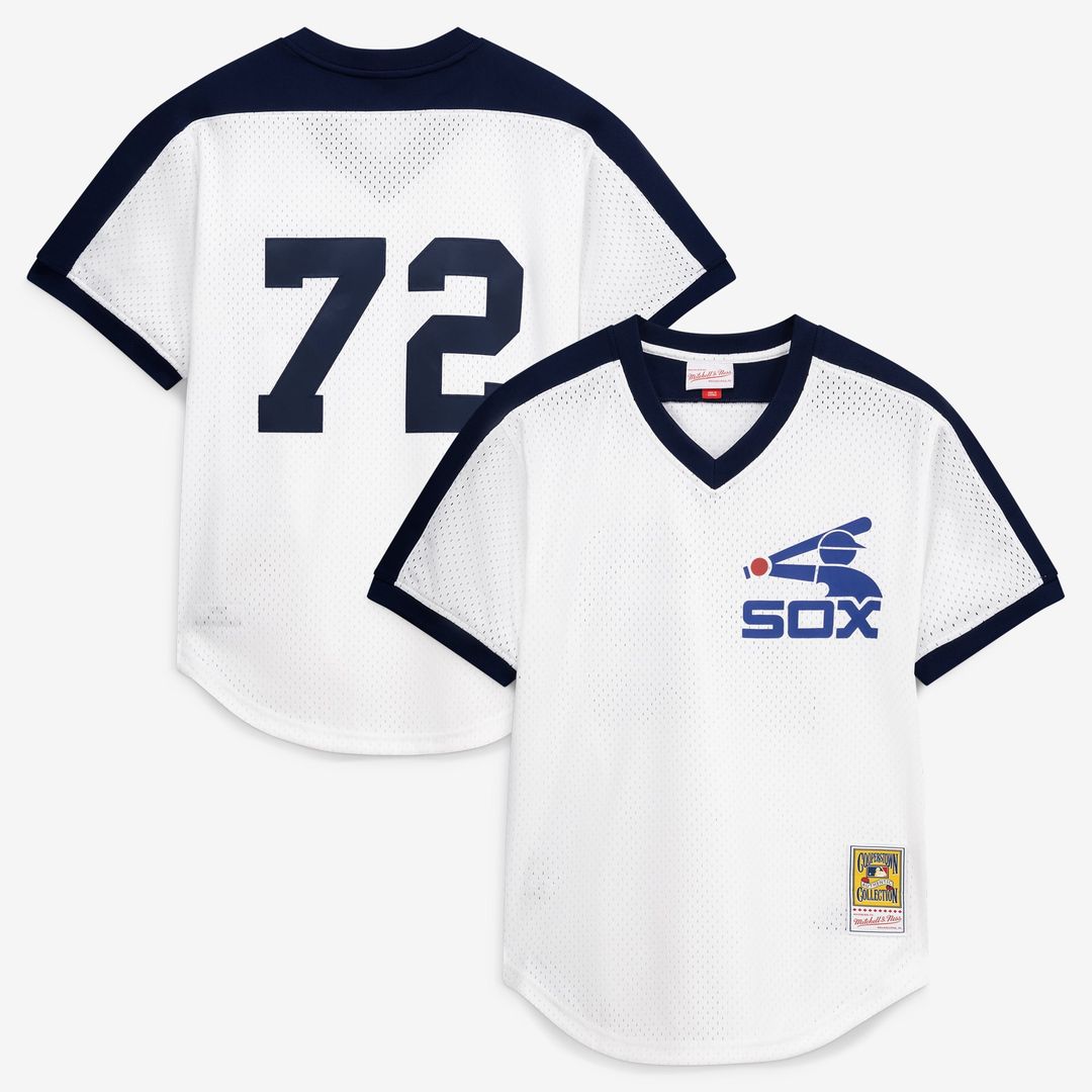 Carlton Fisk Chicago White Sox Mitchell & Ness Authentic Batting Practice Jersey - White | MLB Fan Gear