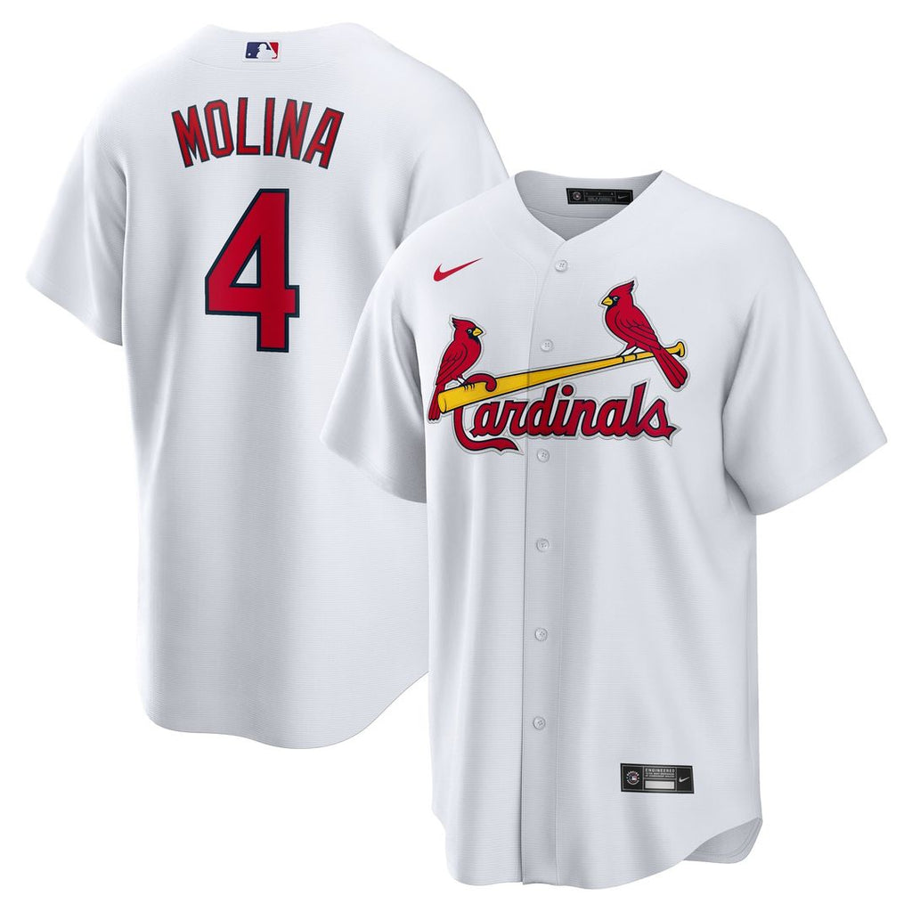 Yadier Molina St. Louis Cardinals Nike Home Replica Retired Player Jersey - White | MLB Fan Gear