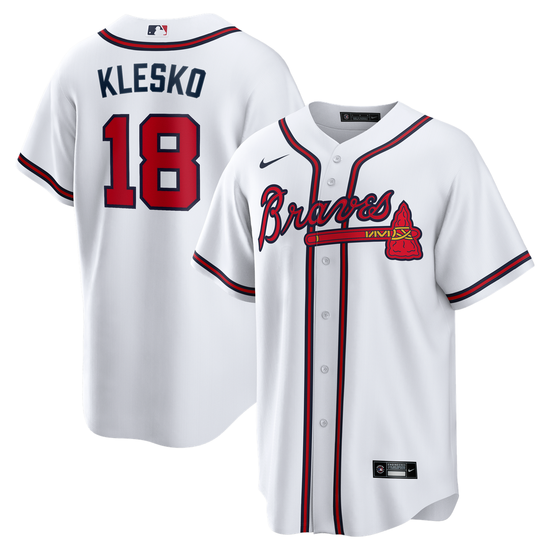 Ryan Klesko Atlanta Braves Nike Home Retired Player Replica Jersey - White | MLB Fan Gear