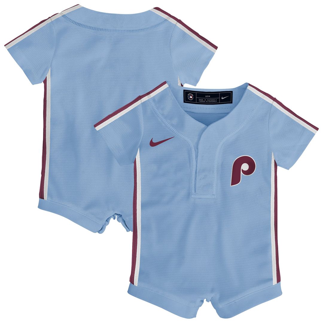 Philadelphia Phillies Nike Newborn Home Replica Romper Jersey - White | MLB Fan Gear