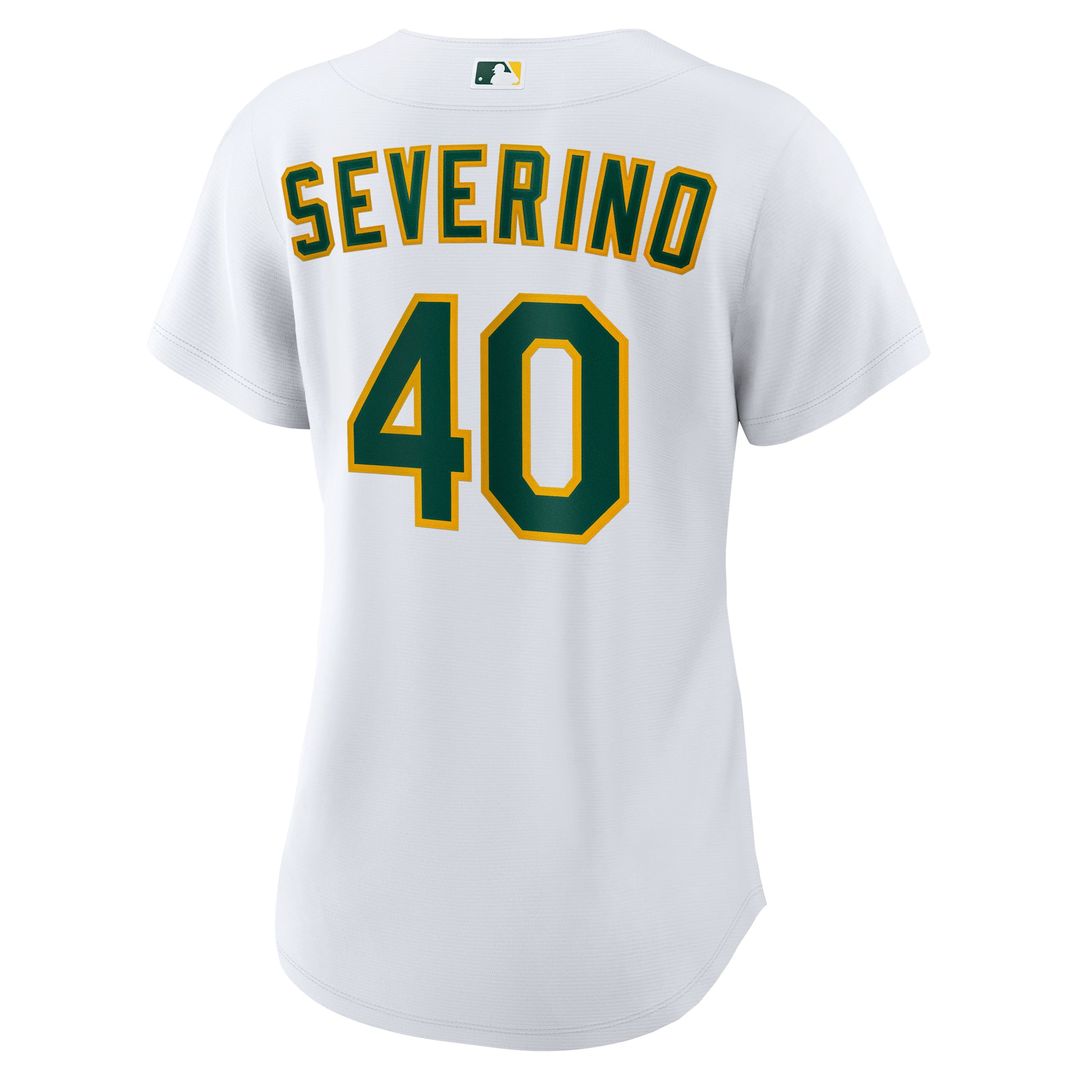 Luis Severino Athletics Nike Women's Home Replica Jersey - White | MLB Fan Gear
