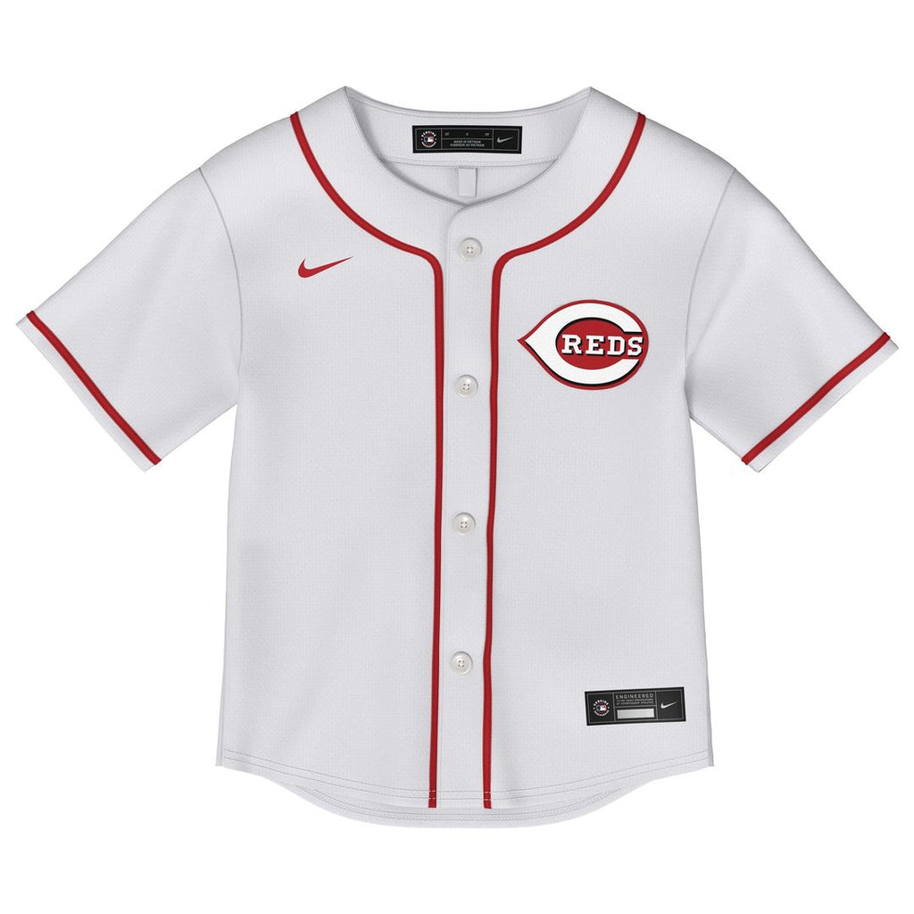 Elly De La Cruz Cincinnati Reds Nike Toddler Home Replica Player Jersey - White | MLB Fan Gear