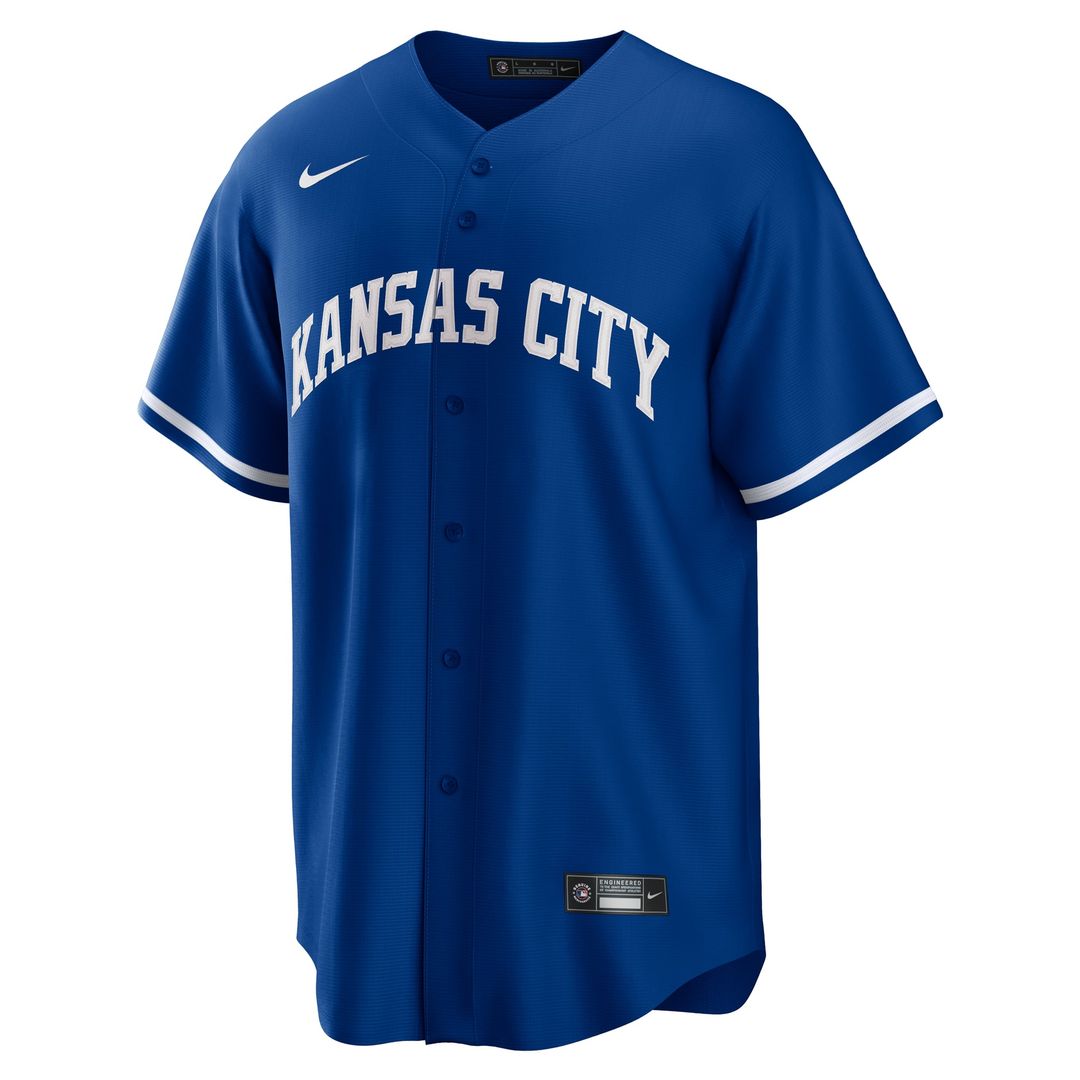 Bobby Witt Jr. Kansas City Royals Nike Alternate 2 Replica Jersey - Rush Blue | MLB Fan Gear