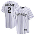 Tyler Freeman Colorado Rockies Nike Youth Home Replica Jersey - White | MLB Fan Gear
