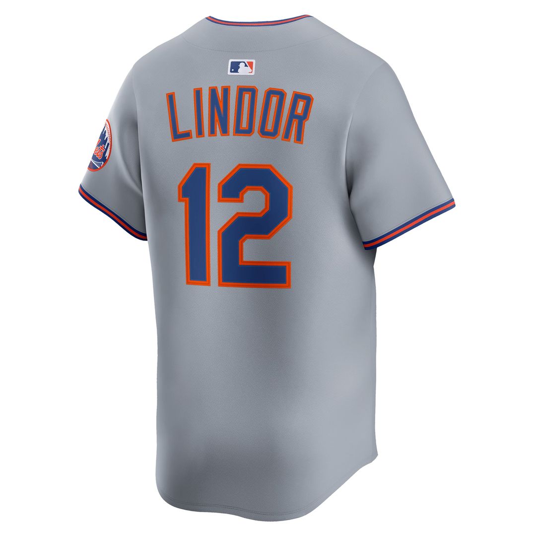 Francisco Lindor New York Mets Nike Alternate Limited Jersey - Black | MLB Fan Gear