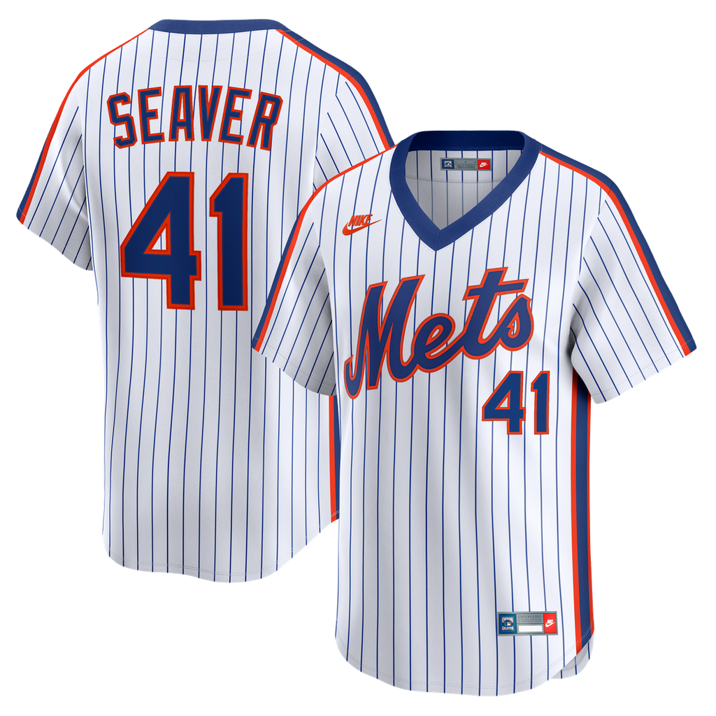 Tom Seaver New York Mets Nike Cooperstown Collection Limited Jersey - White | MLB Fan Gear