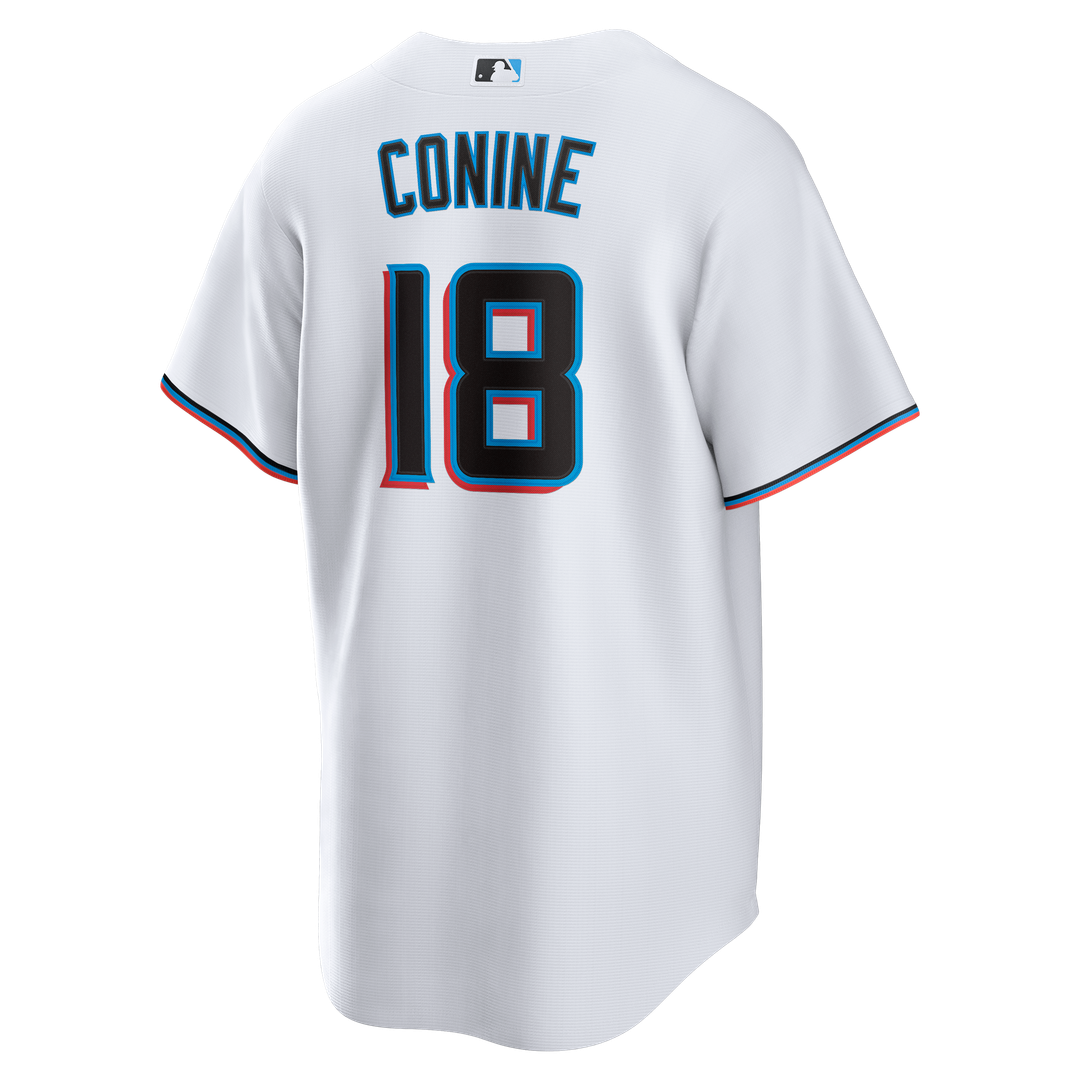 Griffin Conine Miami Marlins Nike Home Replica Jersey - White | MLB Fan Gear