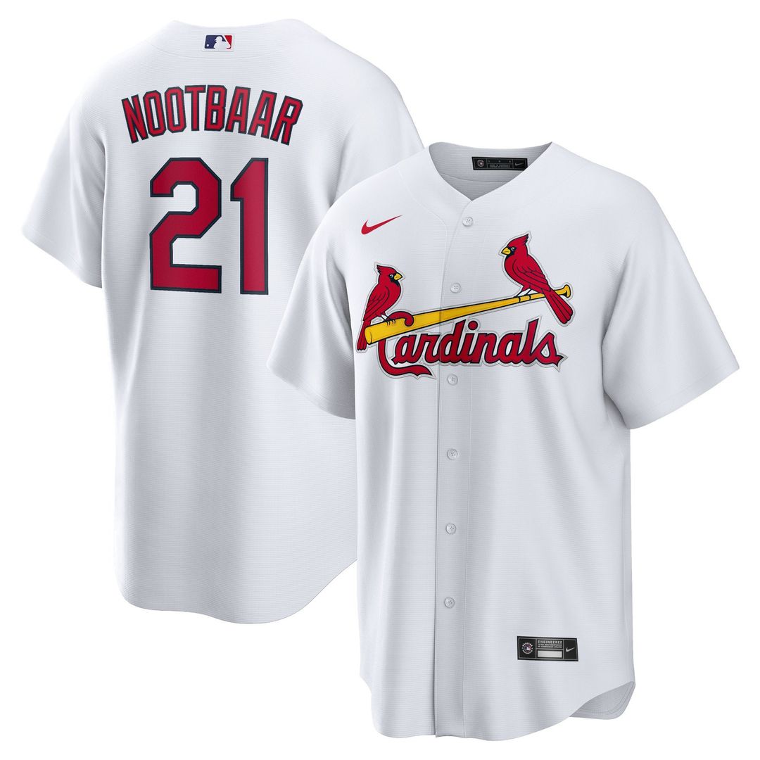 Lars Nootbaar St. Louis Cardinals Nike Home Replica Jersey - White | MLB Fan Gear