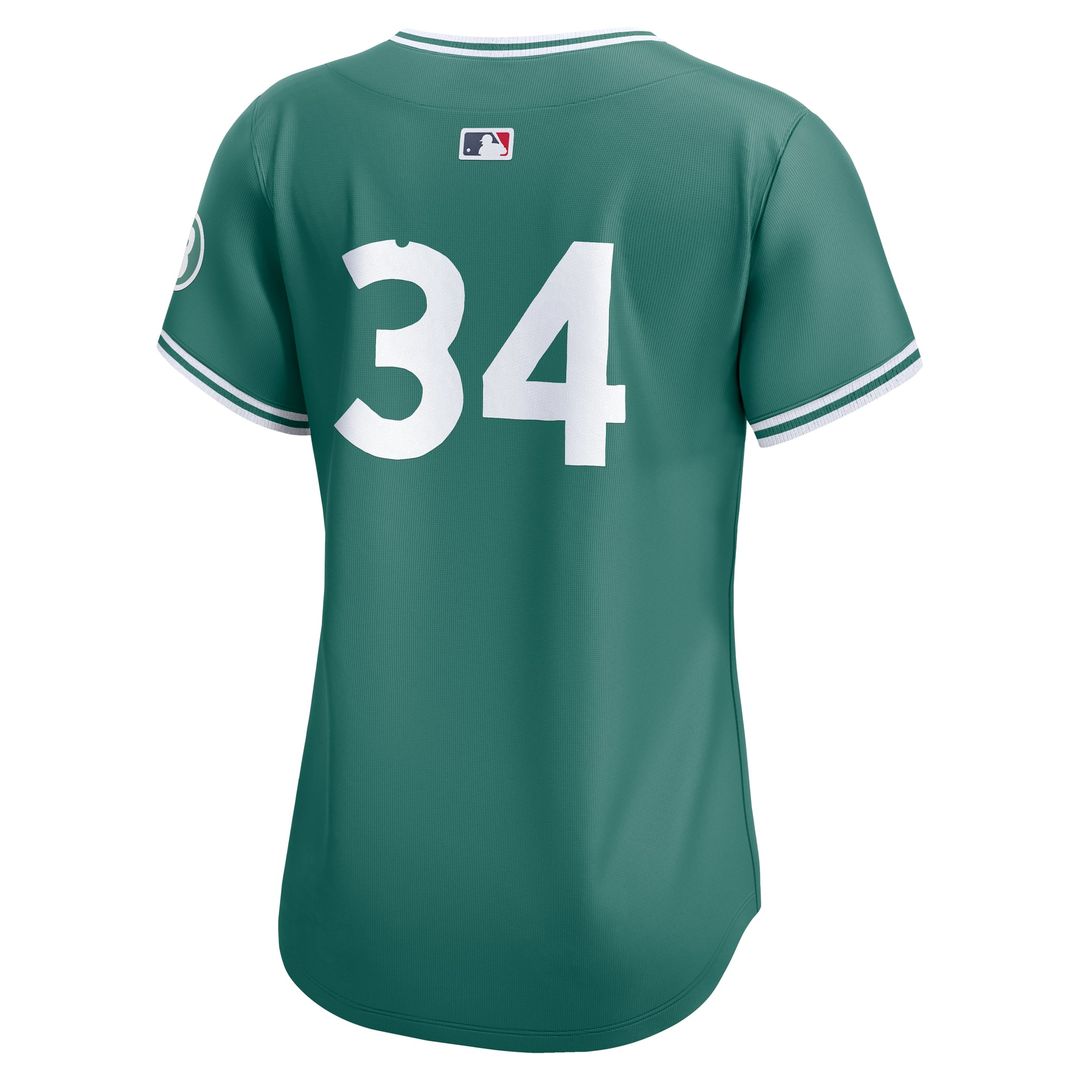 David Ortiz Boston Red Sox Nike Women's 2025 City Connect Limited Retired Player Jersey - Green | MLB Fan Gear
