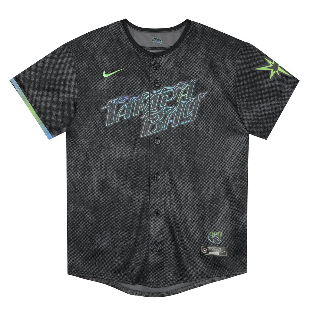 Tampa Bay Rays Nike Preschool City Connect Jersey - Black | MLB Fan Gear