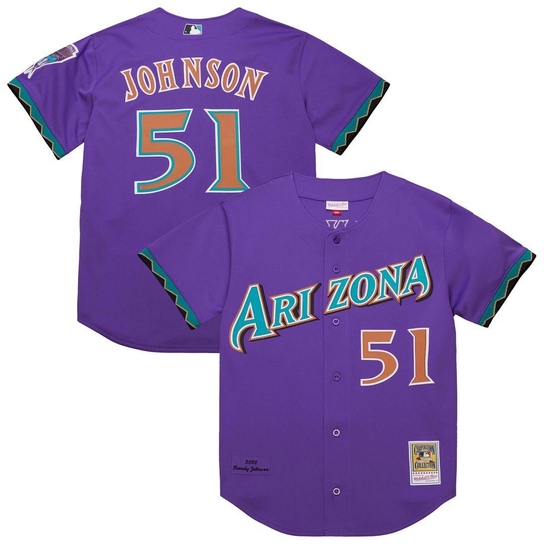 Randy Johnson Arizona Diamondbacks Mitchell & Ness 2001 Authentic Jersey - Black | MLB Fan Gear