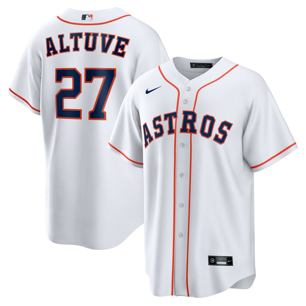 Jose Altuve Houston Astros Nike Home Replica Player Name Jersey - White | MLB Fan Gear