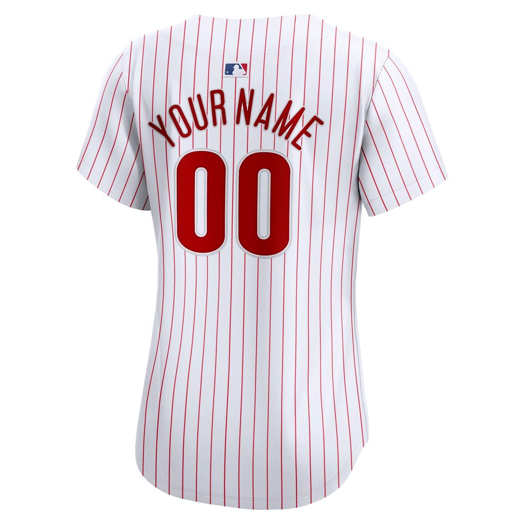 Philadelphia Phillies Nike Women's Home Limited Custom Jersey - White | MLB Fan Gear