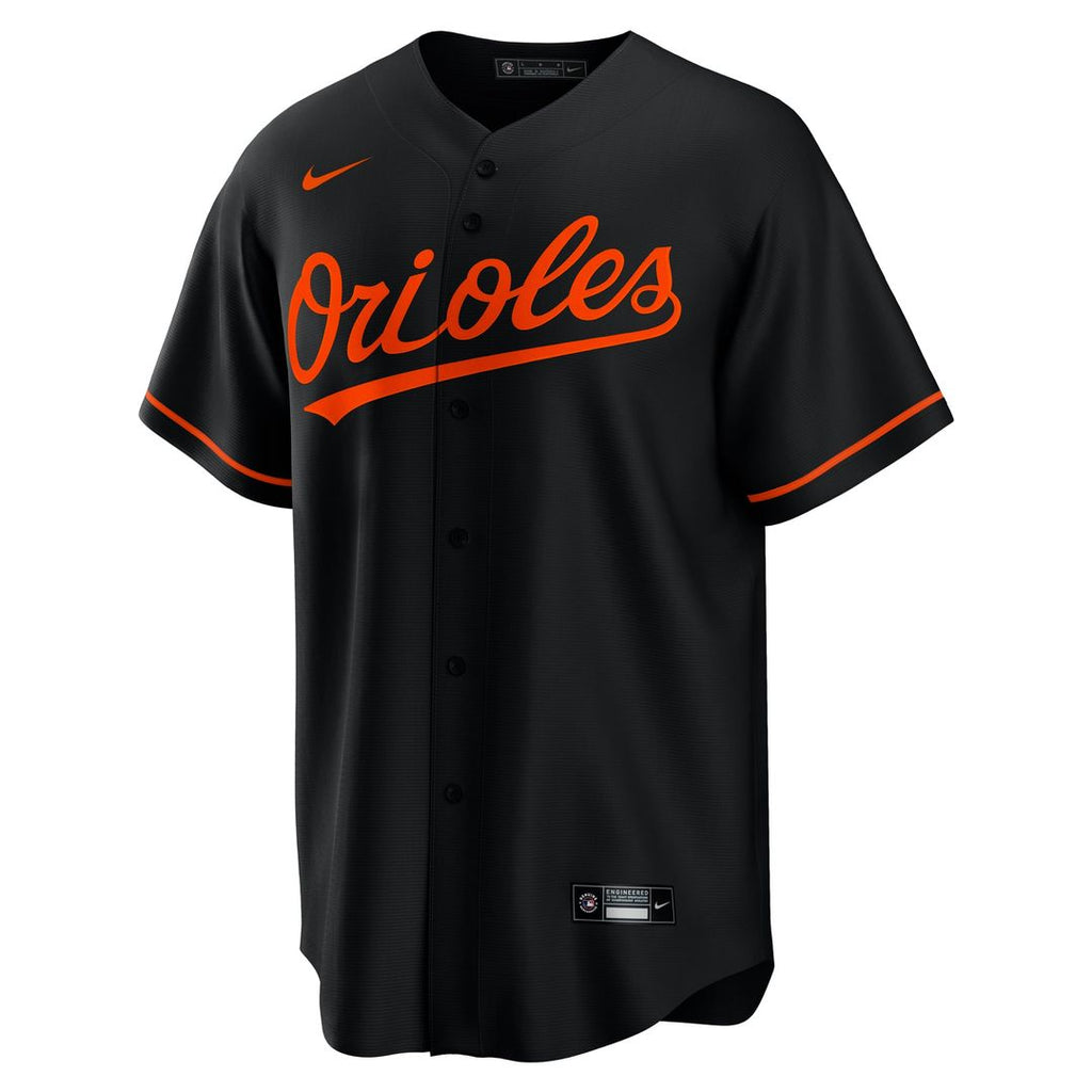 Adley Rutschman Baltimore Orioles Nike Alternate Replica Player Jersey - Black | MLB Fan Gear