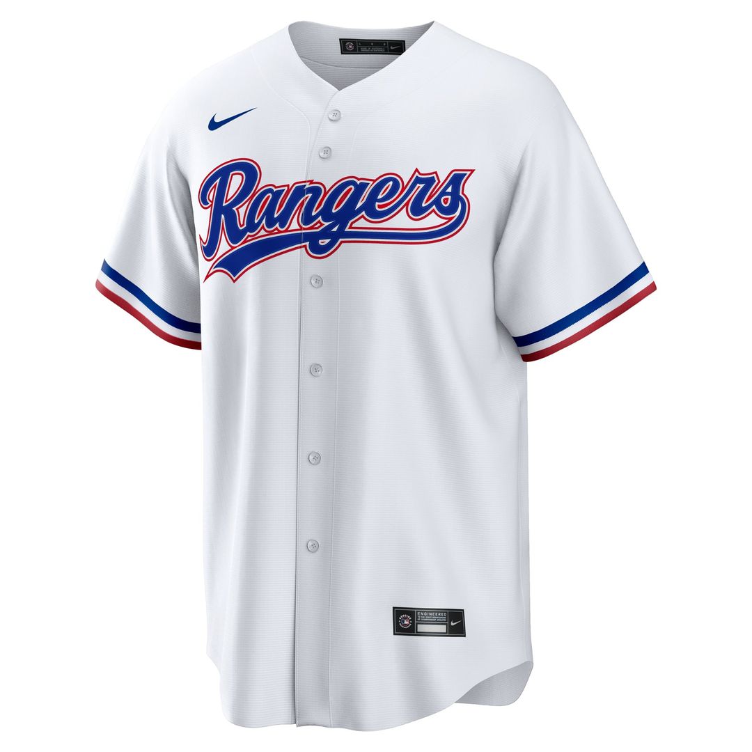 Evan Carter Texas Rangers Nike Home Replica Jersey - White | MLB Fan Gear