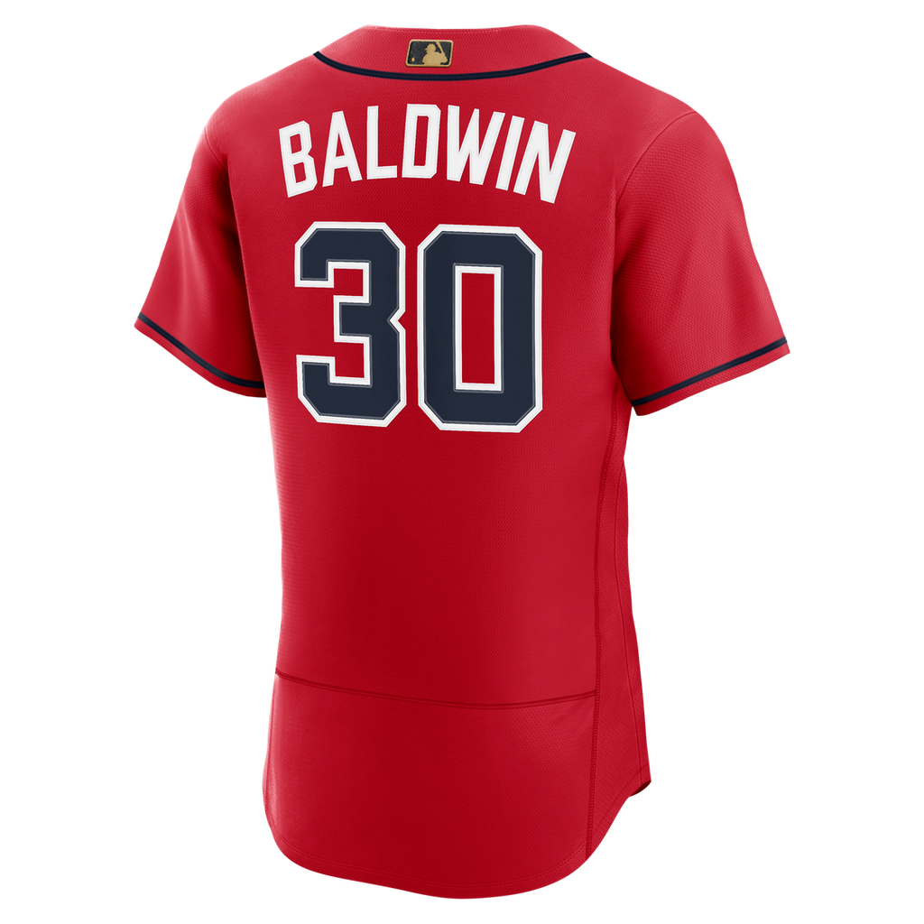 Drake Baldwin Atlanta Braves Nike MLB Awards Authentic Jersey - Red | Fan Gear