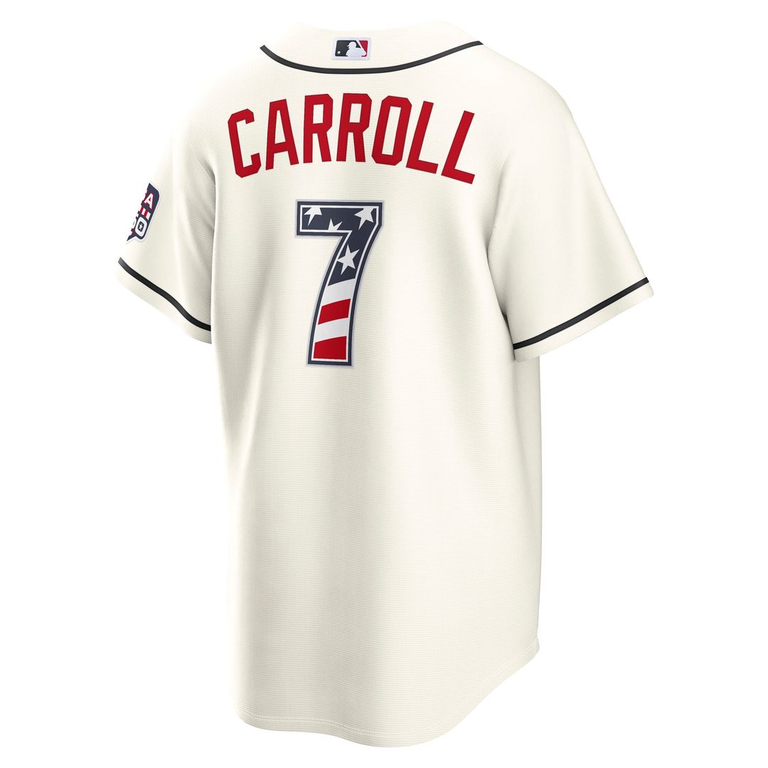 Corbin Carroll Arizona Diamondbacks Nike USA 250 Fourth of July Home Stadium Jersey - Cream | MLB Fan Gear