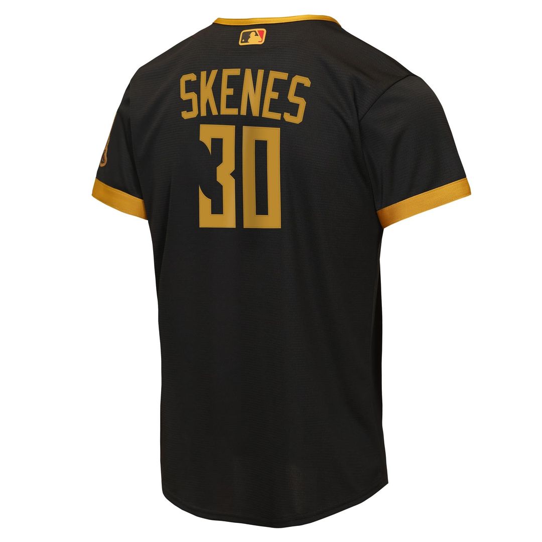 Paul Skenes Pittsburgh Pirates Nike Youth 2026 City Connect Stadium Jersey - Black | MLB Fan Gear