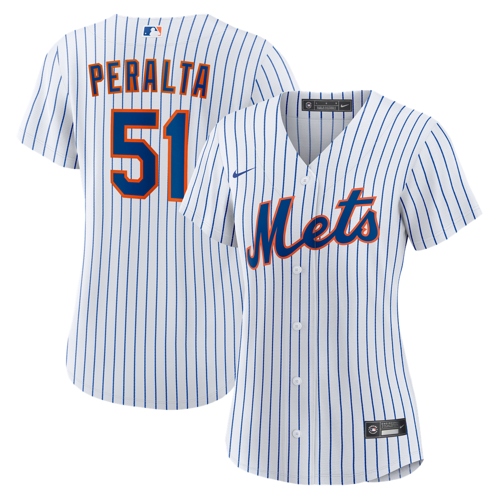 Freddy Peralta New York Mets Nike Women's Home Replica Jersey - White | MLB Fan Gear