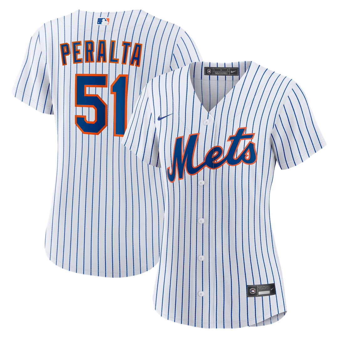 Freddy Peralta New York Mets Nike Women's Home Replica Jersey - White | MLB Fan Gear