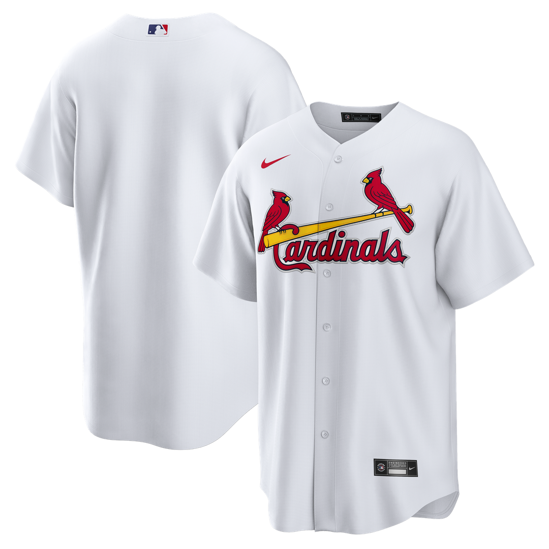 St. Louis Cardinals Nike Home Big & Tall Replica Jersey - White | MLB Fan Gear