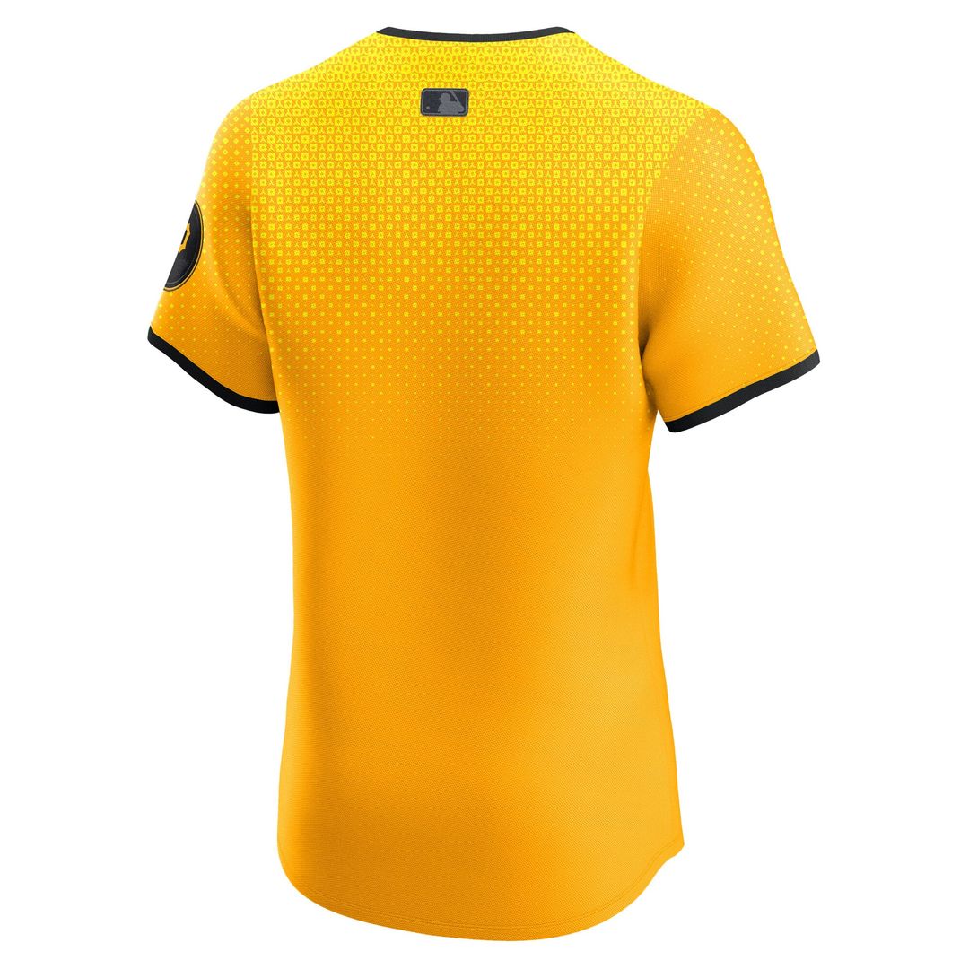 Pittsburgh Pirates Nike City Connect Elite Jersey - Gold | MLB Fan Gear