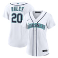 Luke Raley Seattle Mariners Nike Women's Home Replica Jersey - White | MLB Fan Gear