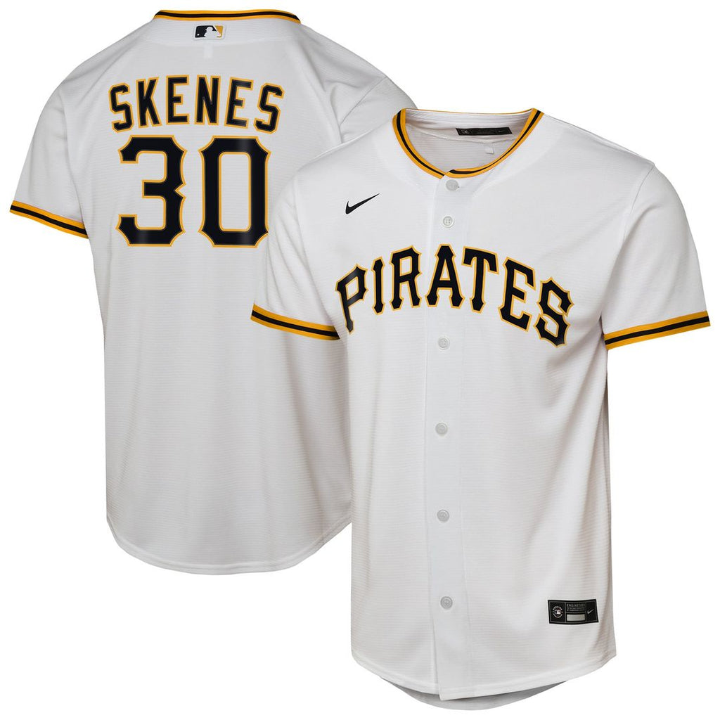 Paul Skenes Pittsburgh Pirates Nike Youth Home Replica Player Jersey - White | MLB Fan Gear