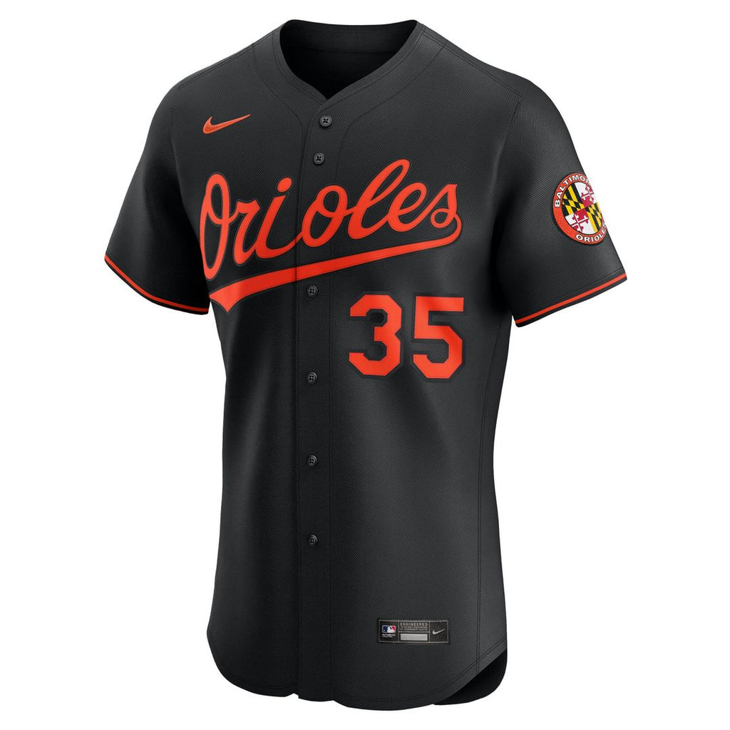 Adley Rutschman Baltimore Orioles Nike Alternate Elite Jersey - Black | MLB Fan Gear