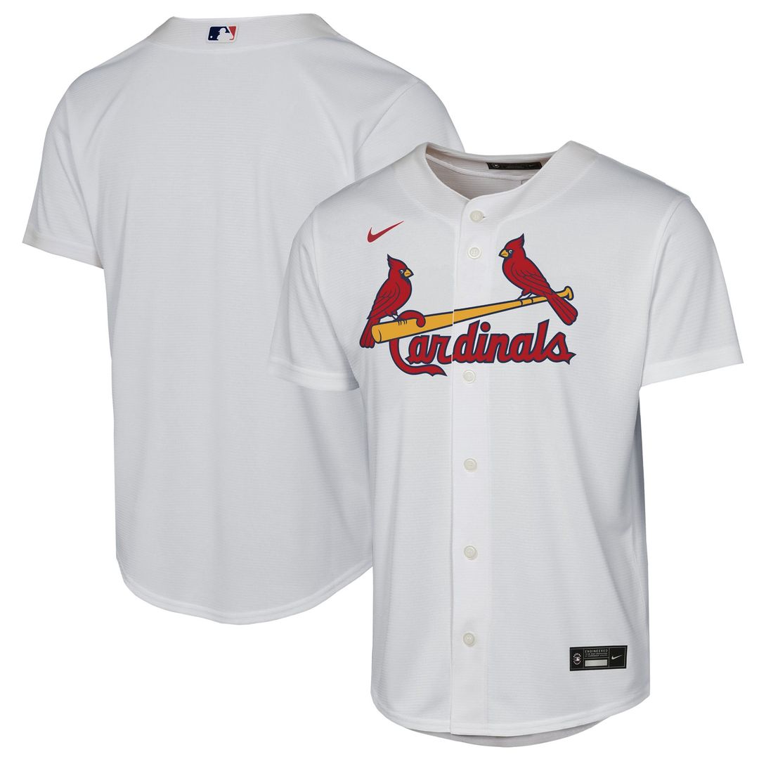 St. Louis Cardinals Nike Youth Home Replica Jersey - White | MLB Fan Gear