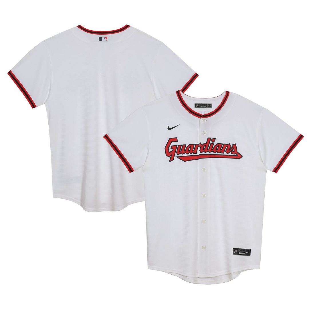 Cleveland Guardians Nike Toddler Home Blank Replica Jersey - White | MLB Fan Gear