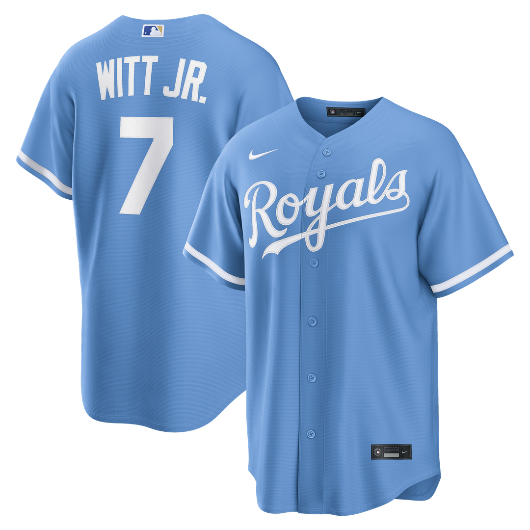 Bobby Witt Jr. Kansas City Royals Nike Road Replica Jersey - Gray | MLB Fan Gear