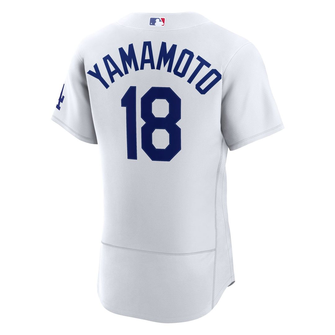 Yoshinobu Yamamoto Los Angeles Dodgers Nike Home Authentic Jersey - White | MLB Fan Gear