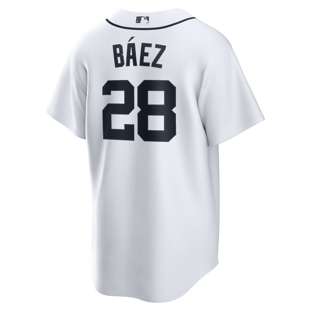 Javier Baez Detroit Tigers Nike Home Replica Player Jersey - White | MLB Fan Gear