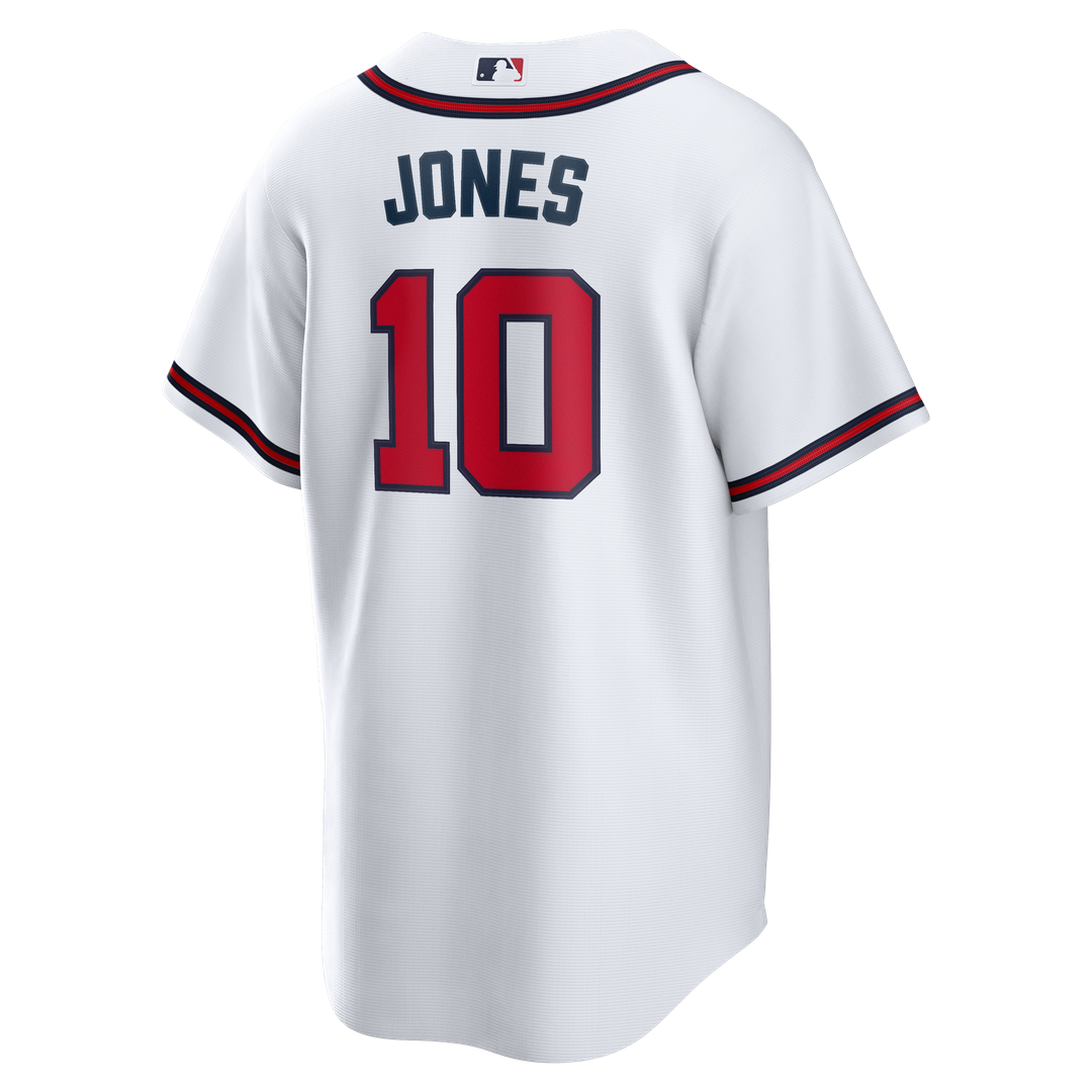 Chipper Jones Atlanta Braves Nike Home Retired Player Replica Jersey - White | MLB Fan Gear