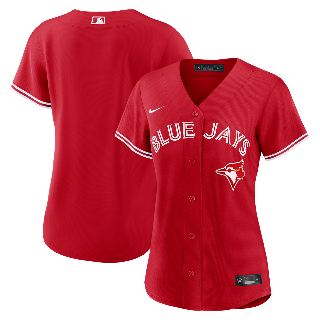 Toronto Blue Jays Nike Women's Alternate Replica Jersey - Red | MLB Fan Gear