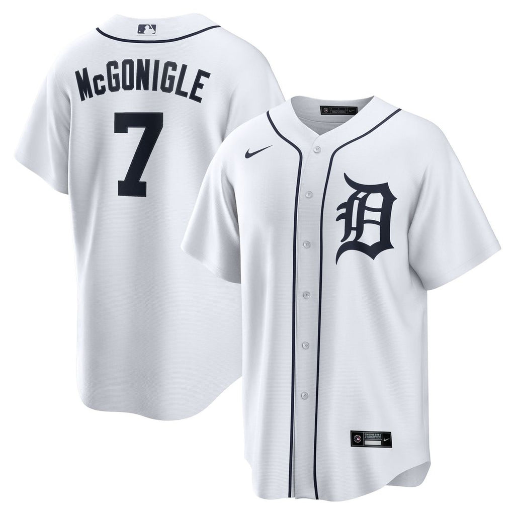 Kevin McGonigle Detroit Tigers Nike Home Replica Jersey - White | MLB Fan Gear