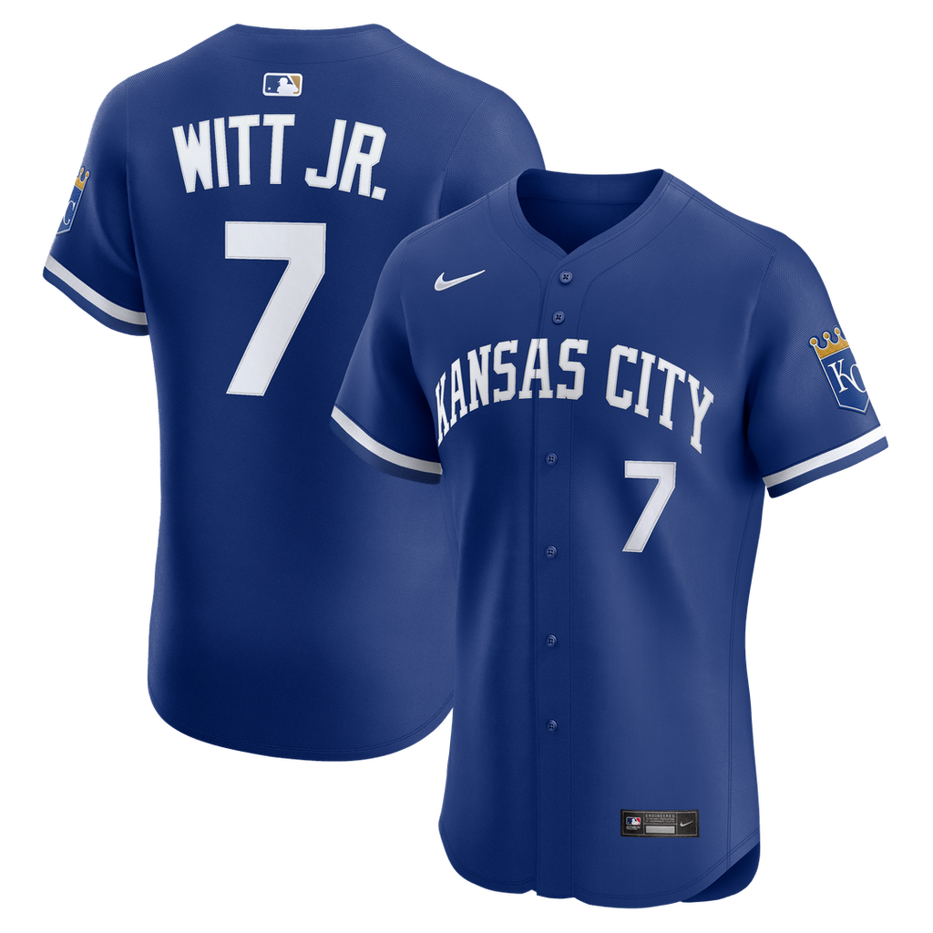 Bobby Witt Jr. Kansas City Royals Nike Alternate 2 Elite Player Jersey - Royal | MLB Fan Gear