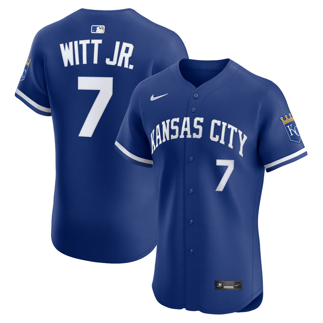 Bobby Witt Jr. Kansas City Royals Nike Alternate 2 Elite Player Jersey - Royal | MLB Fan Gear