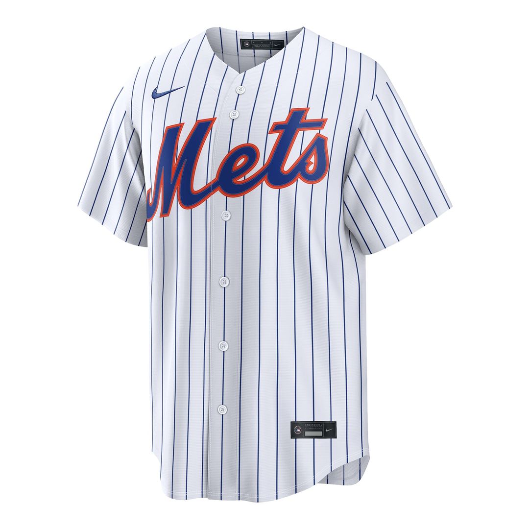 Clay Holmes New York Mets Nike Home Replica Jersey - White | MLB Fan Gear